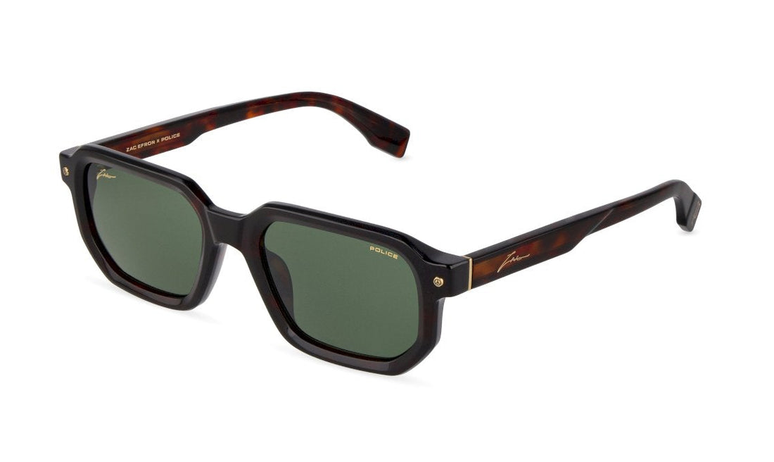 Sonnenbrillen police splu82 0722 havana square masculino größe 53mm - Hauptansicht