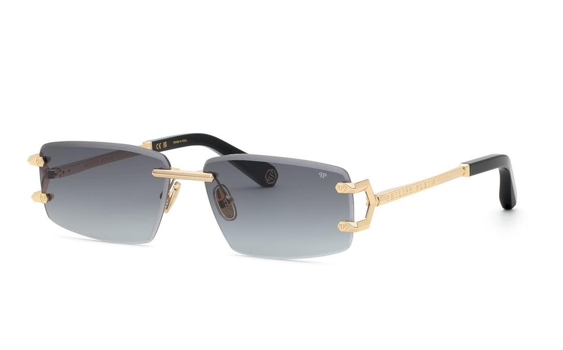 Zonnebrillen philipp plein spp276m 0300 dorado geometric masculino maat 60mm - Hoofdaanzicht