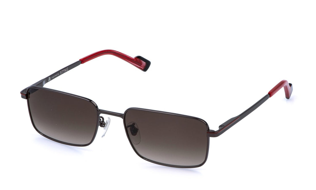Sonnenbrillen sting sst580 0593 plateado square masculino größe 57mm - Hauptansicht
