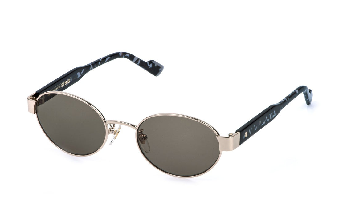 Óculos de sol sting sst599 0300 dorado oval unisex tamanho 53mm - Vista principal