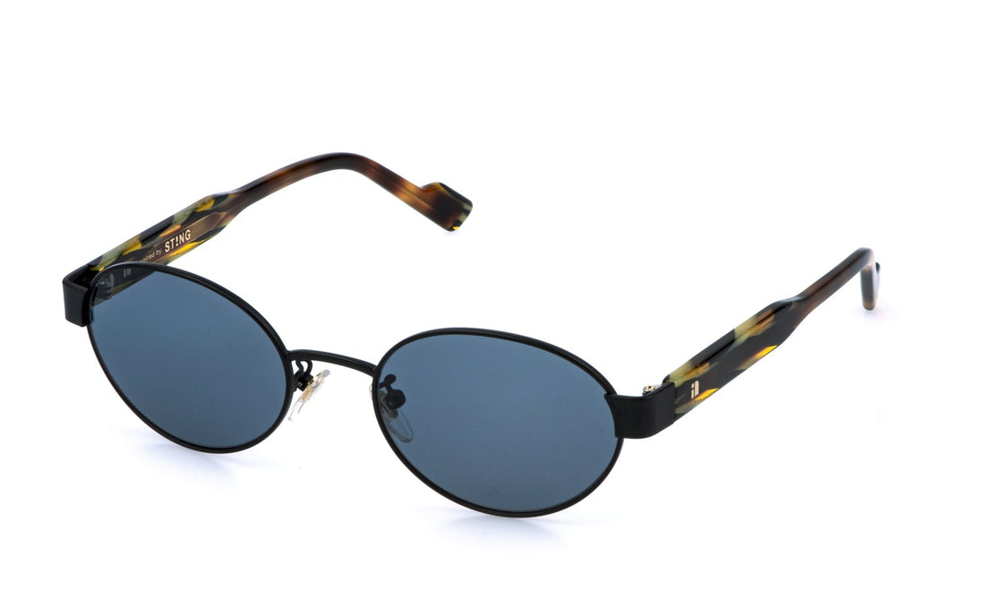 Óculos de sol sting sst599 0531 negro oval unisex tamanho 53mm - Vista principal