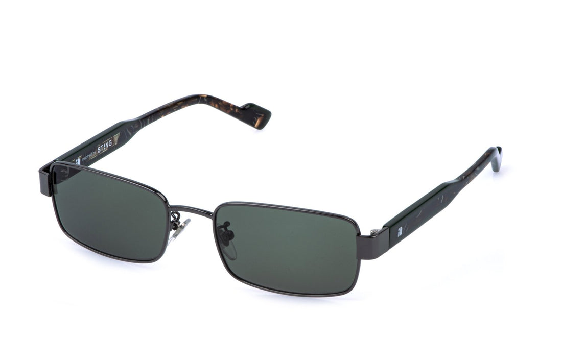 Óculos de sol sting sst600 0568 plateado square unisex tamanho 54mm - Vista principal