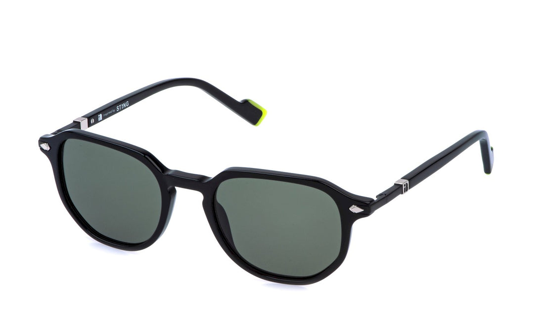 Óculos de sol sting sst601 0700 negro pantos masculino tamanho 51mm - Vista principal