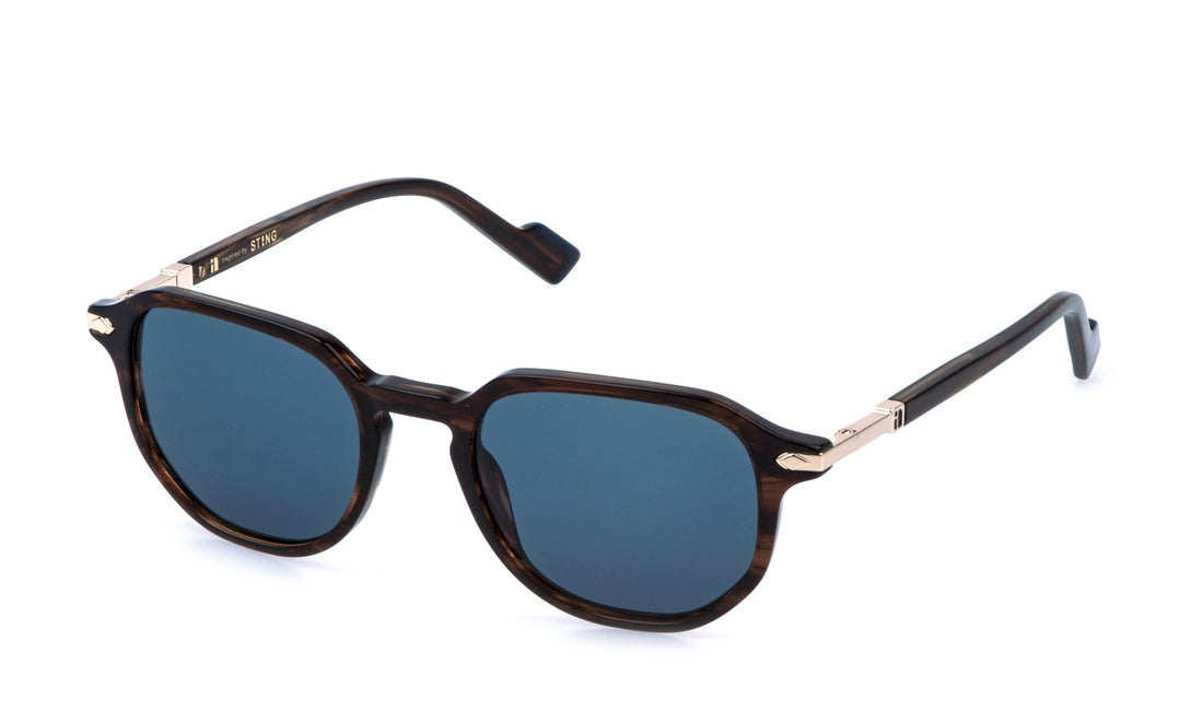 Óculos de sol sting sst601 0geq negro pantos masculino tamanho 51mm - Vista principal