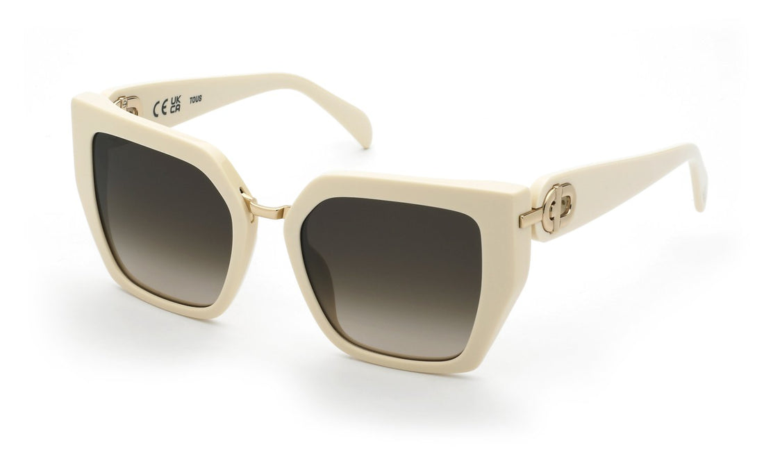 Óculos de sol tous stoc43 09x7 beige square femenino tamanho 54mm - Vista principal