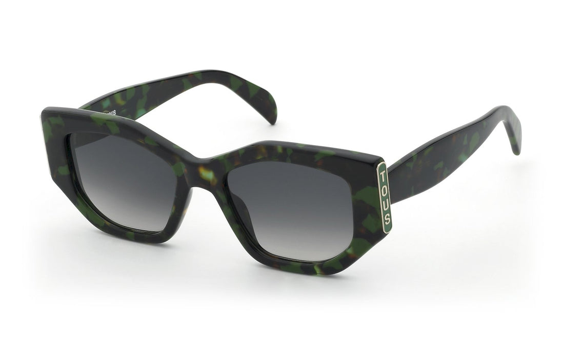 Occhiali da sole tous stod03 06e3 verde geometric femenino taglia 53mm - Vista principale
