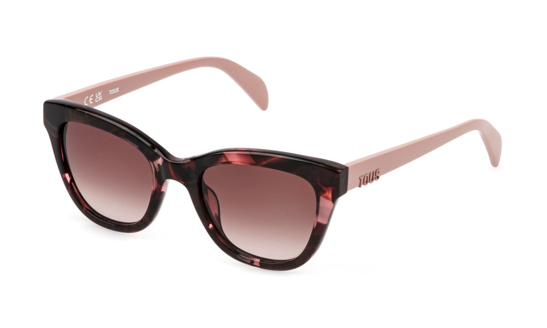 Lunettes de soleil tous stod45 01gq marron butterfly femenino taille 51mm - Vue principale