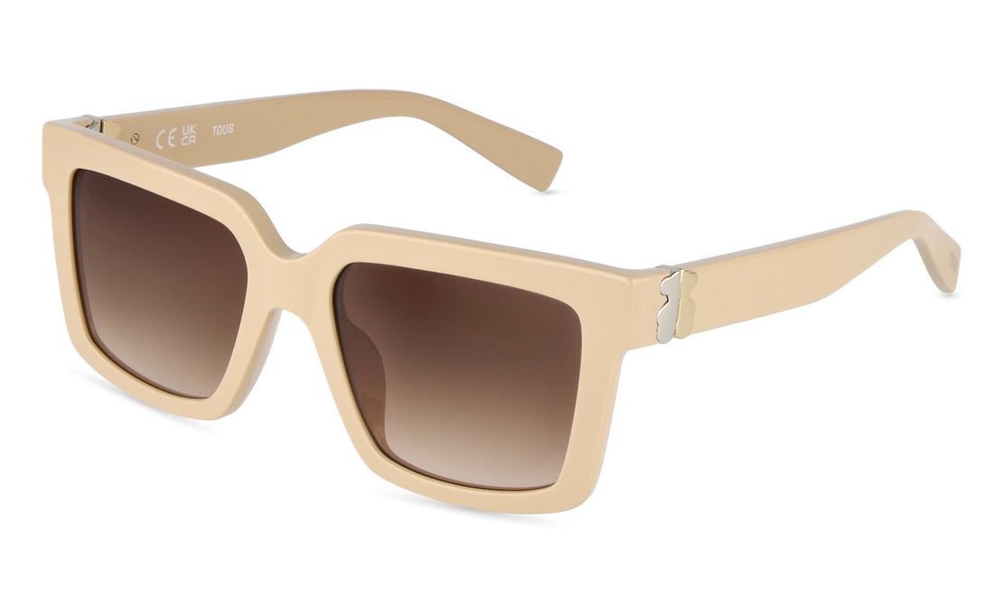 Óculos de sol tous stod62 0m38 beige square femenino tamanho 52mm - Vista principal