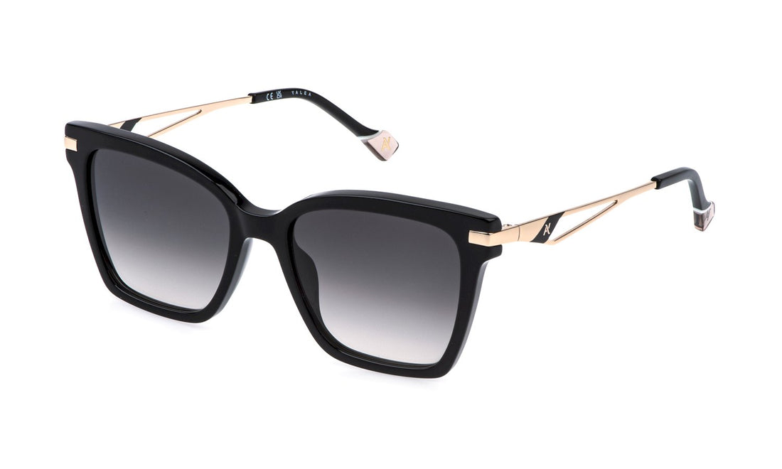 Óculos de sol yalea sya217 0700 negro square femenino tamanho 54mm - Vista principal