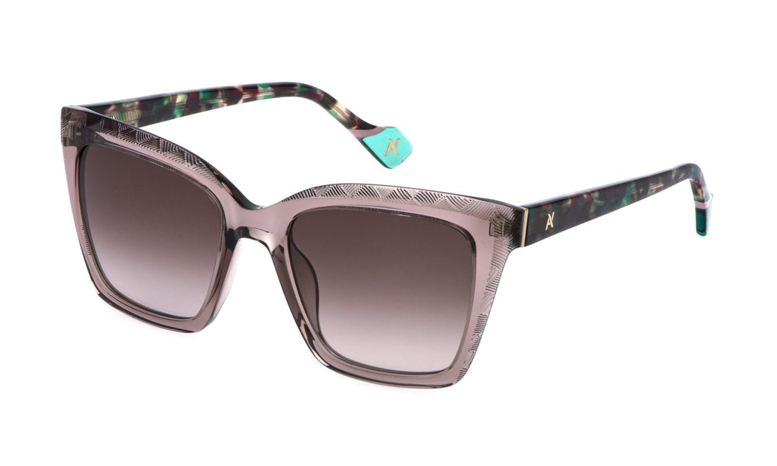 Óculos de sol yalea sya221 0c05 azul square femenino tamanho 53mm - Vista principal