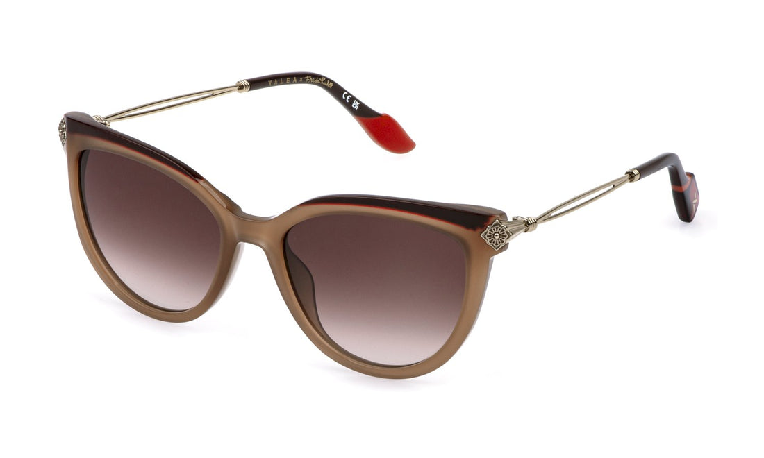 Óculos de sol yalea sya252v 08yl marron butterfly femenino tamanho 55mm - Vista principal