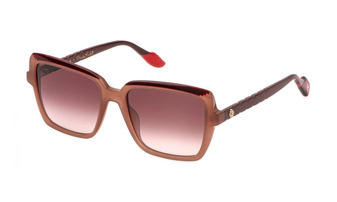 Óculos de sol yalea sya253v 08yl marron square femenino tamanho 55mm - Vista principal