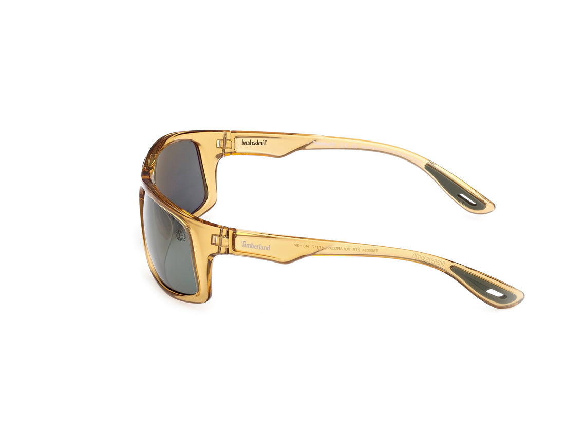 Óculos de sol timberland tb00034 27r transparente rectangular masculino tamanho 62mm - Vista de detalhe