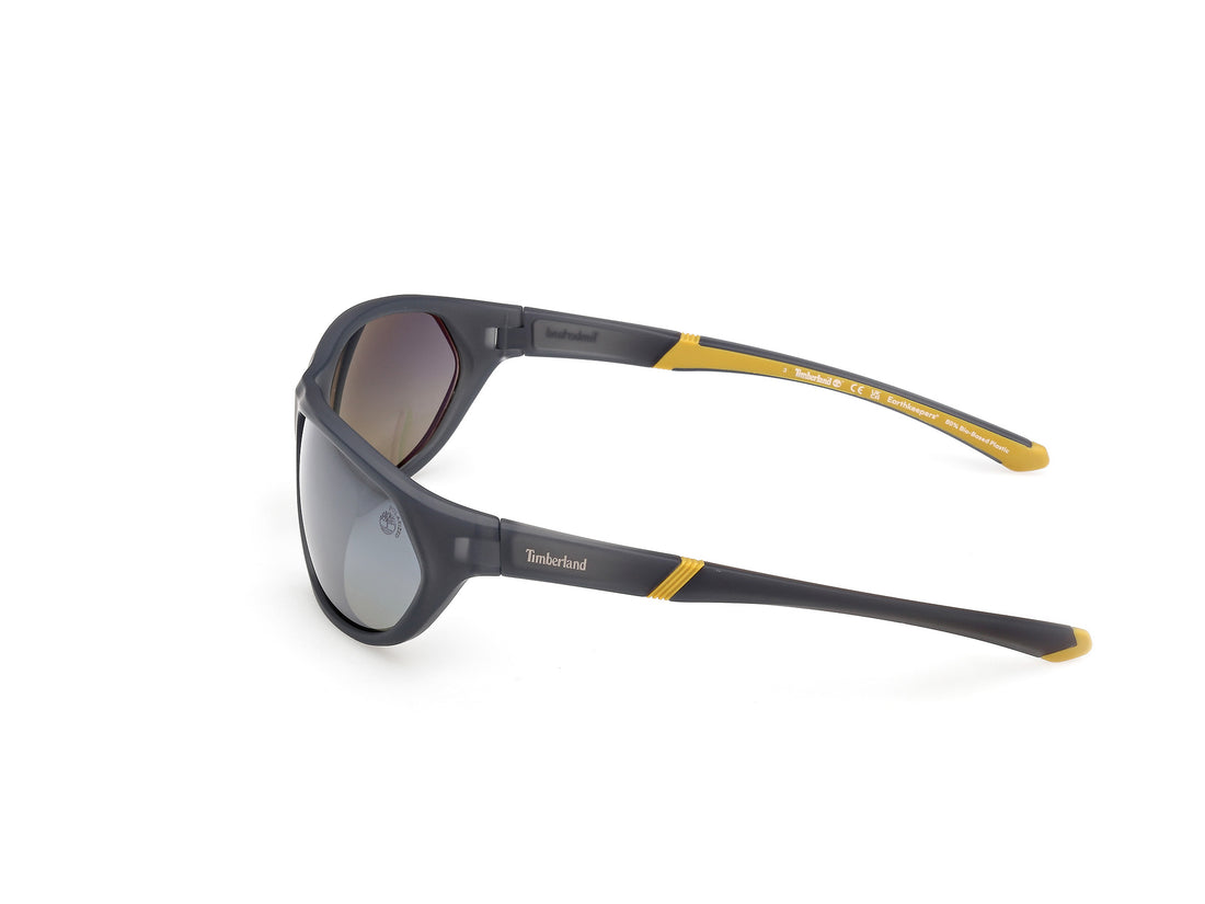 Óculos de sol timberland tb00035 20d gris rectangular masculino tamanho 67mm - Vista de detalhe