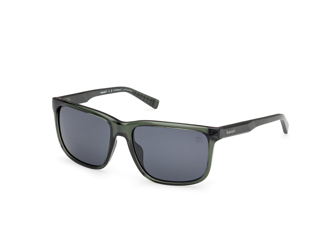 Óculos de sol timberland tb00037 96d verde square masculino tamanho 59mm - Vista principal
