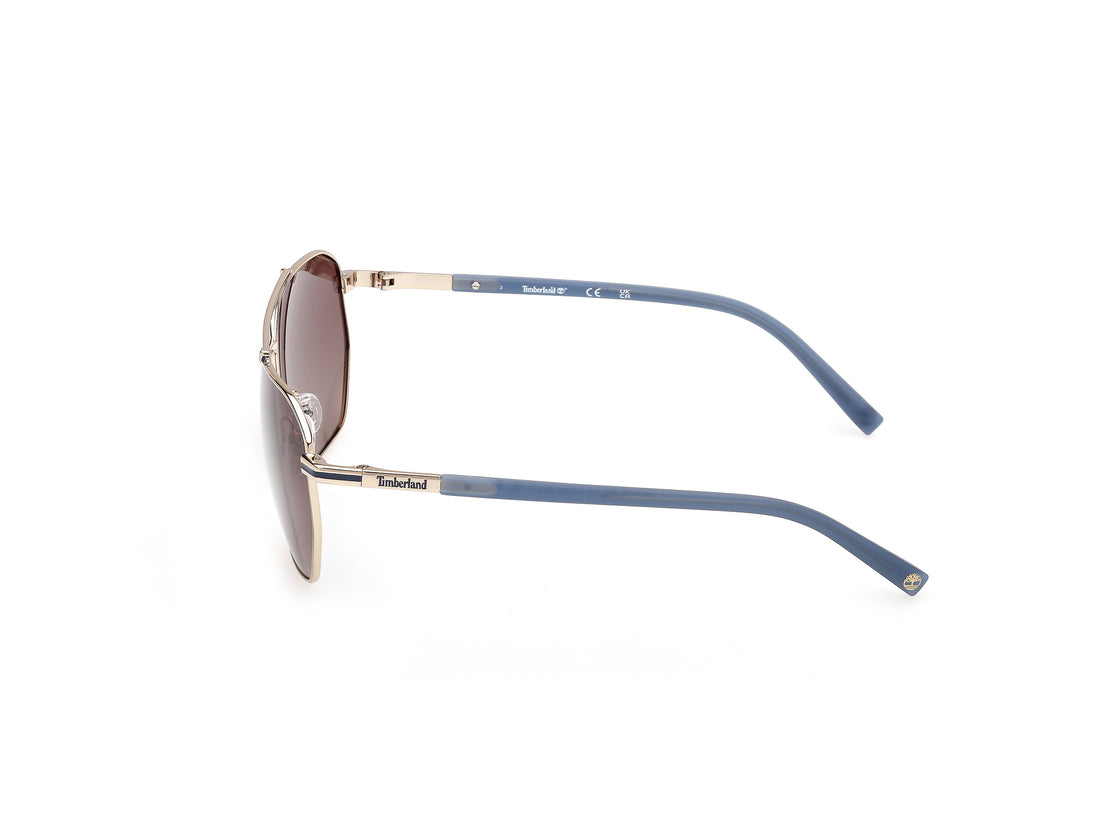Óculos de sol timberland tb00038 32h dorado navigator masculino tamanho 60mm - Vista de detalhe