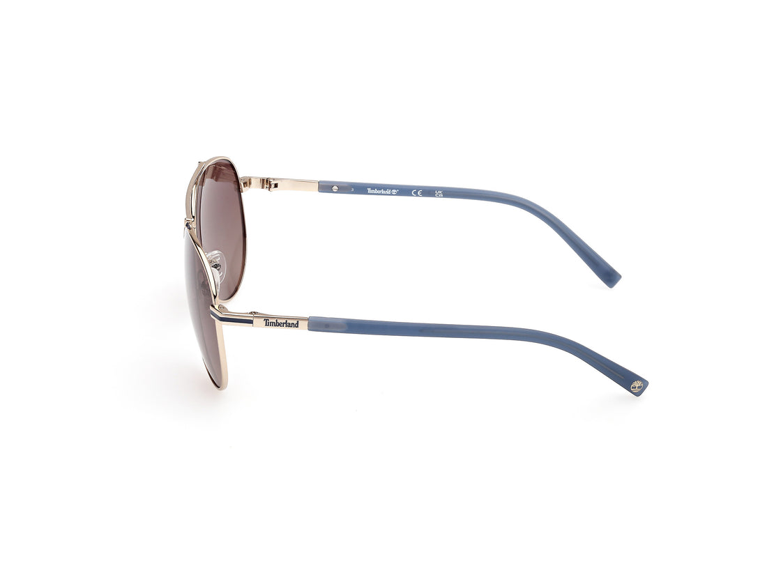 Óculos de sol timberland tb00039 32h dorado pilot masculino tamanho 60mm - Vista de detalhe