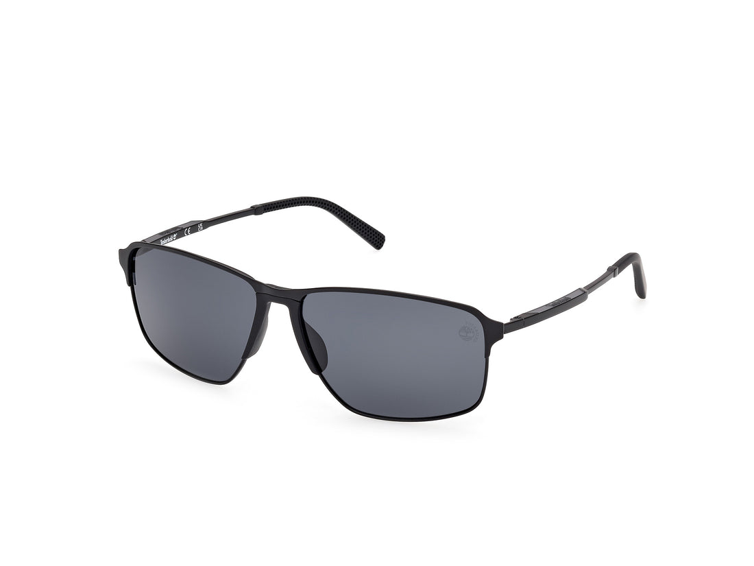 Óculos de sol timberland tb00040 02d negro rectangular masculino tamanho 62mm - Vista principal
