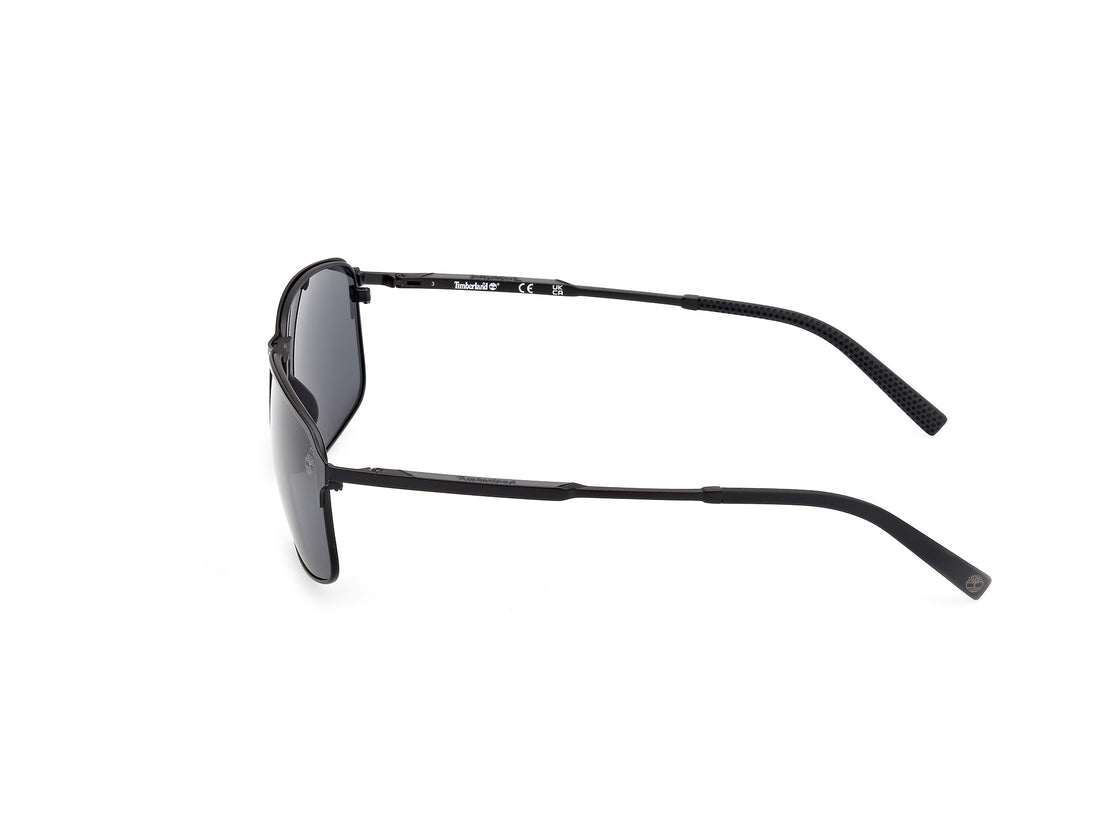 Óculos de sol timberland tb00040 02d negro rectangular masculino tamanho 62mm - Vista de detalhe