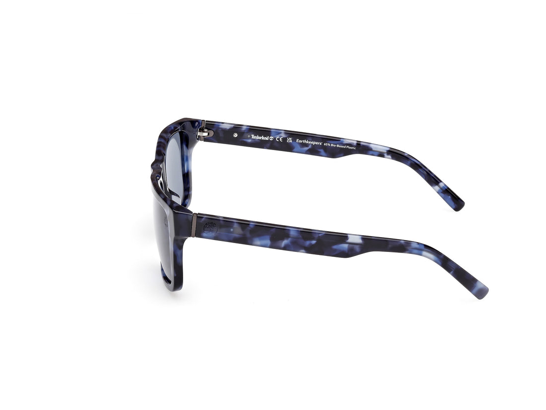 Occhiali da sole timberland tb00042 56d havana square masculino taglia 55mm - Vista dettagliata