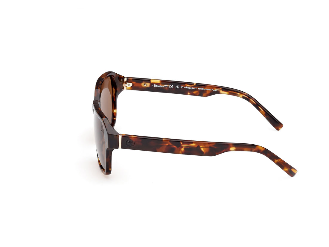 Occhiali da sole timberland tb00043 54h havana square masculino taglia 56mm - Vista dettagliata