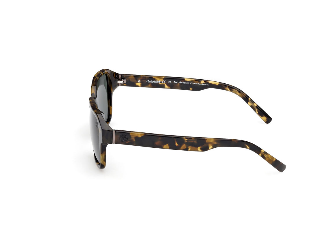 Occhiali da sole timberland tb00043 55r havana square masculino taglia 56mm - Vista dettagliata