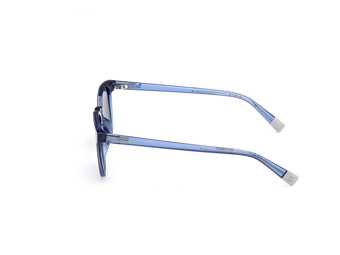 Óculos de sol timberland tb00046 90d azul round infantil tamanho 50mm - Vista de detalhe