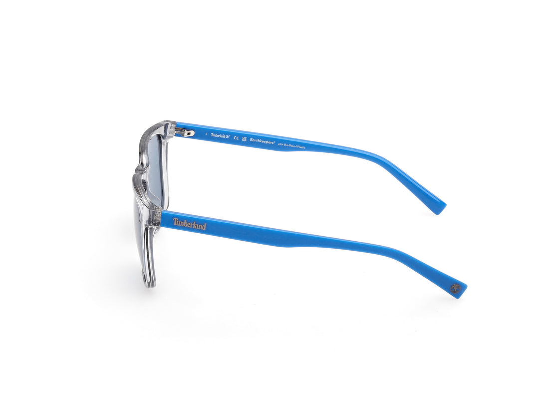 Óculos de sol timberland tb00047 20d gris rectangular infantil tamanho 54mm - Vista de detalhe