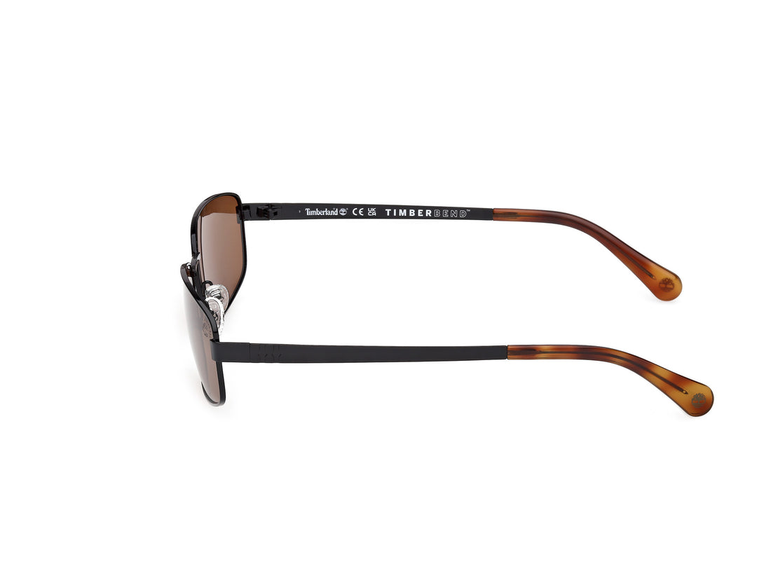 Gafas de sol timberland tb00066 01h negro rectangular masculino talla 62mm - Vista de detalle