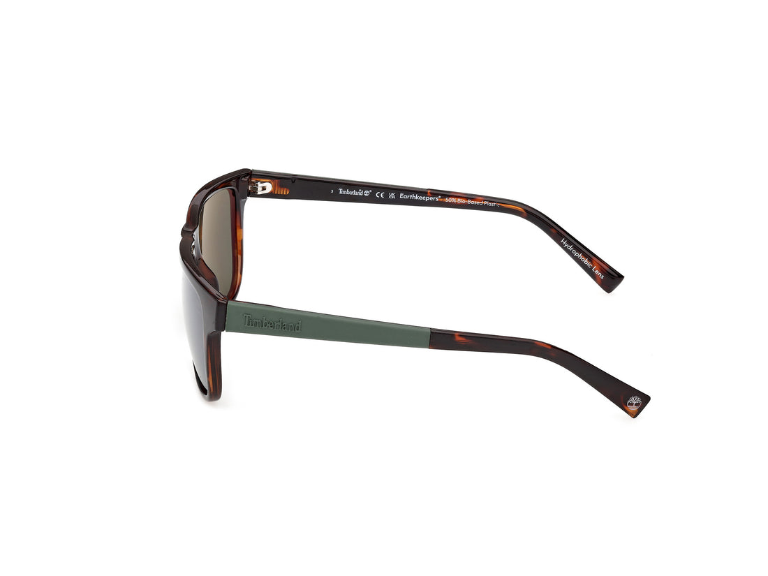 Gafas de sol timberland tb00069 52r havana rectangular masculino talla 56mm - Vista de detalle
