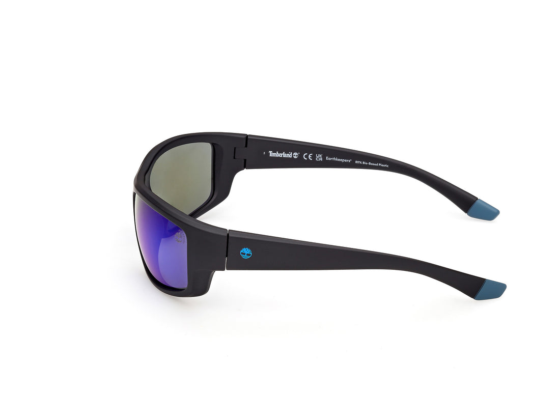 Sonnenbrillen timberland tb00081 02d negro rectangular infantil größe 64mm - Detailansicht