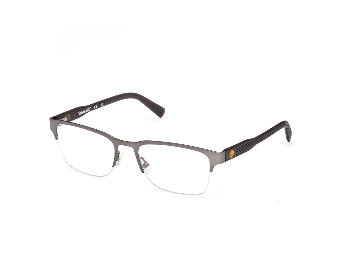 Brillen timberland tb50046 009 plateado rectangular masculino größe 55mm - Hauptansicht