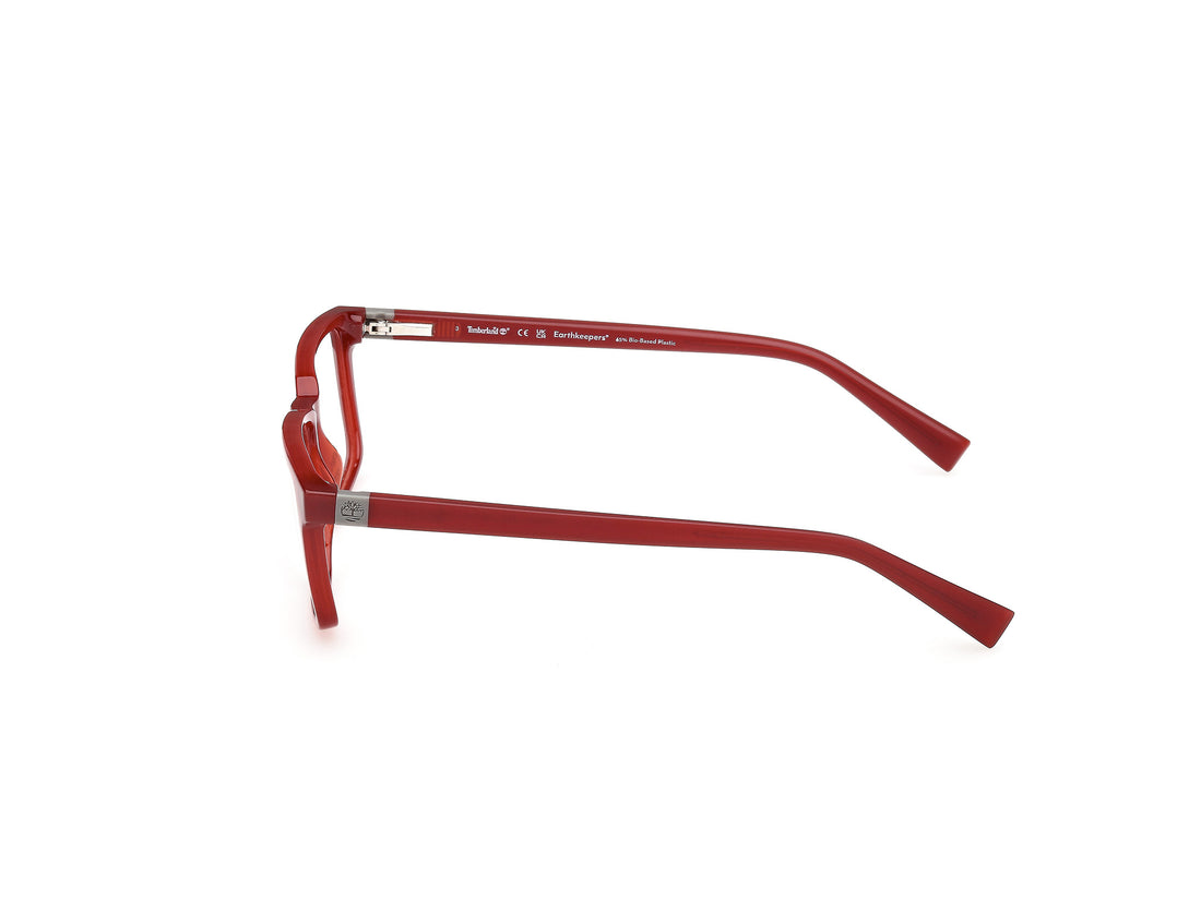 Occhiali da vista timberland tb50061 068 rojo square infantil taglia 50mm - Vista dettagliata