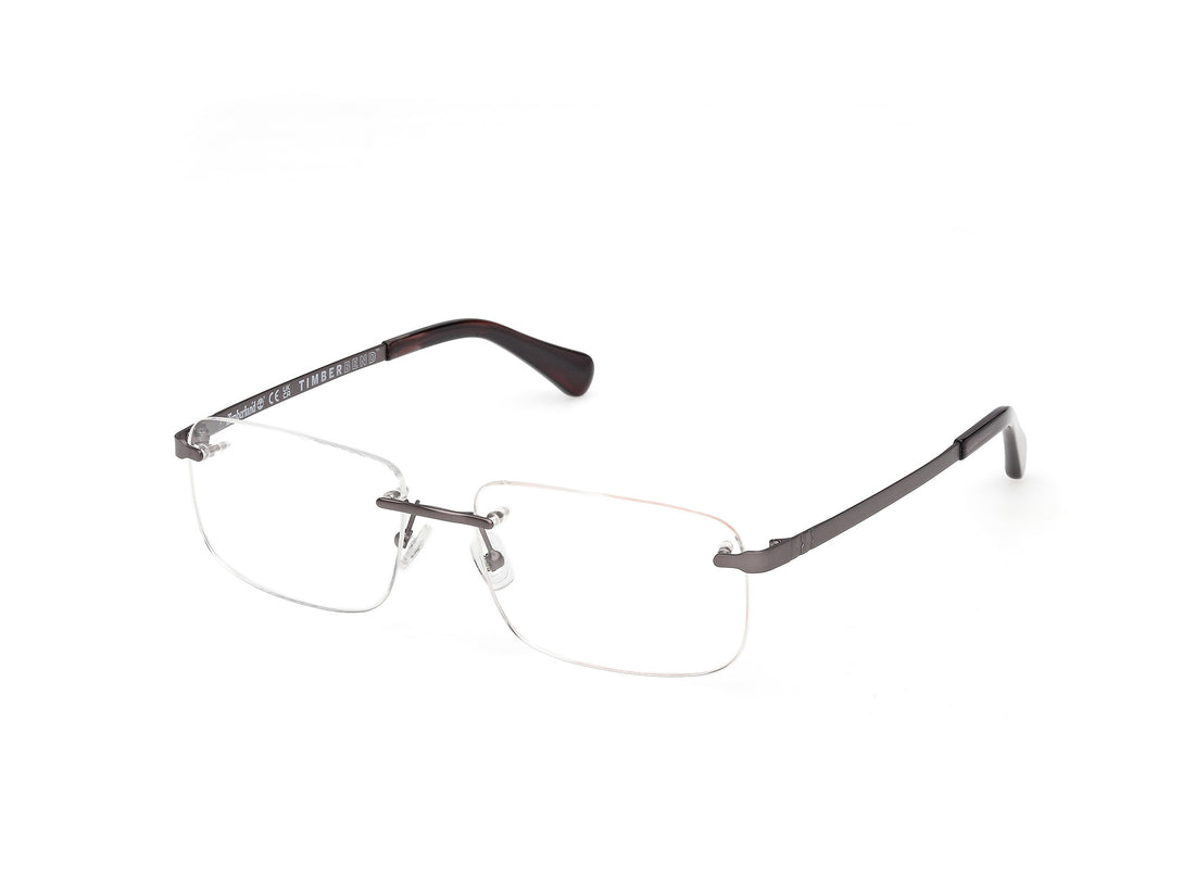Brillen timberland tb50090 007 plateado rectangular masculino größe 60mm - Hauptansicht
