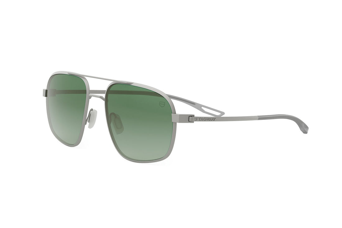 Sunglasses tag heuer jack heuer th40032u 17p silver pilot masculino size 55mm - Main view