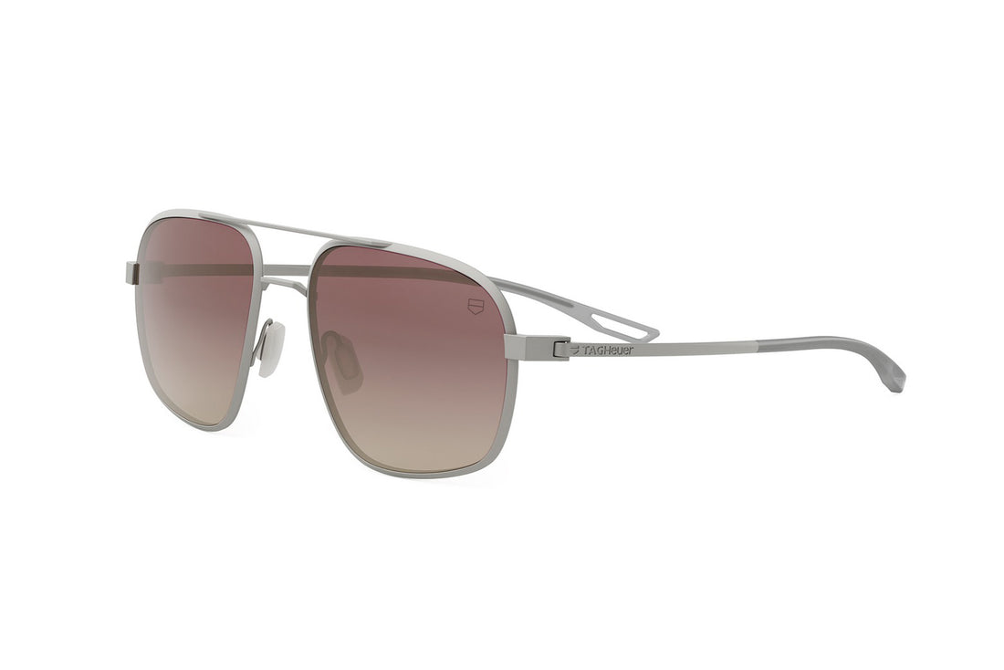 Sunglasses tag heuer jack heuer th40032u 17t silver pilot masculino size 55mm - Main view