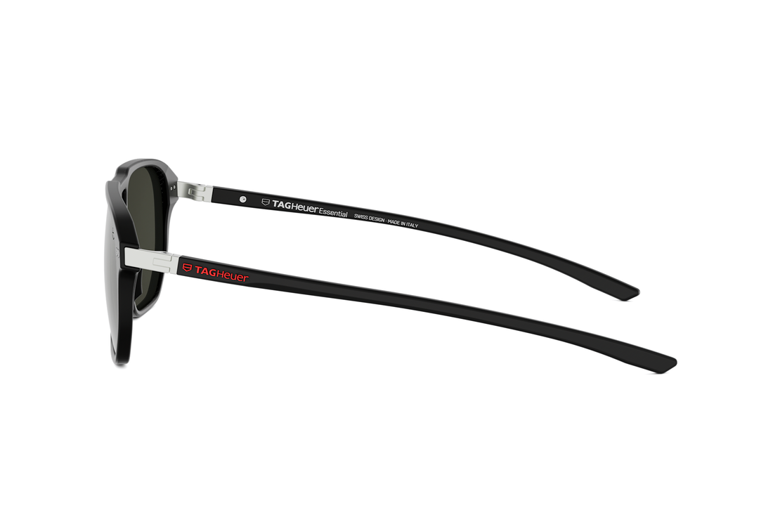 Sunglasses tag heuer essential tile th40064i 02a black geometric masculino size 54mm - Detailed view