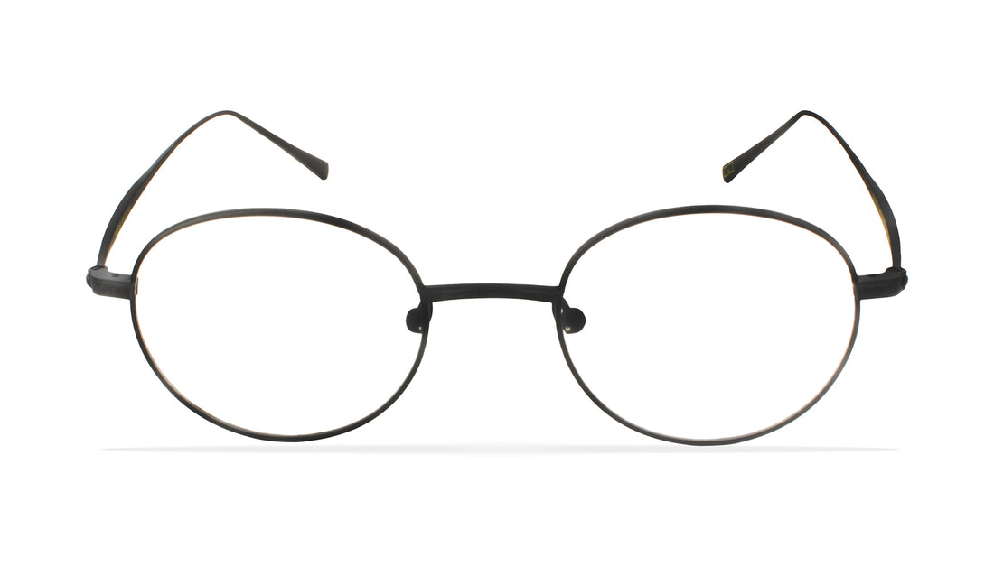 Occhiali da vista greyhounders tegewa black negro round unisex taglia 46mm - Vista dettagliata