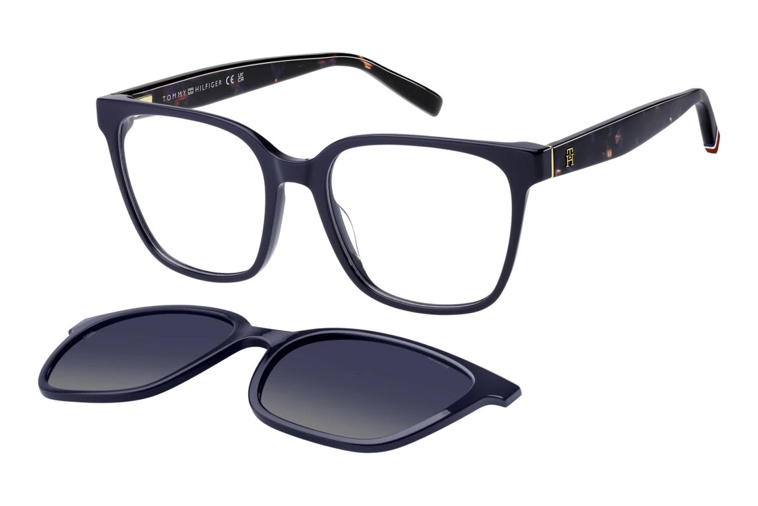 Lunettes de soleil tommy hilfiger th 2399/c pjp z7 azul rectangular femenino taille 52mm - Vue principale