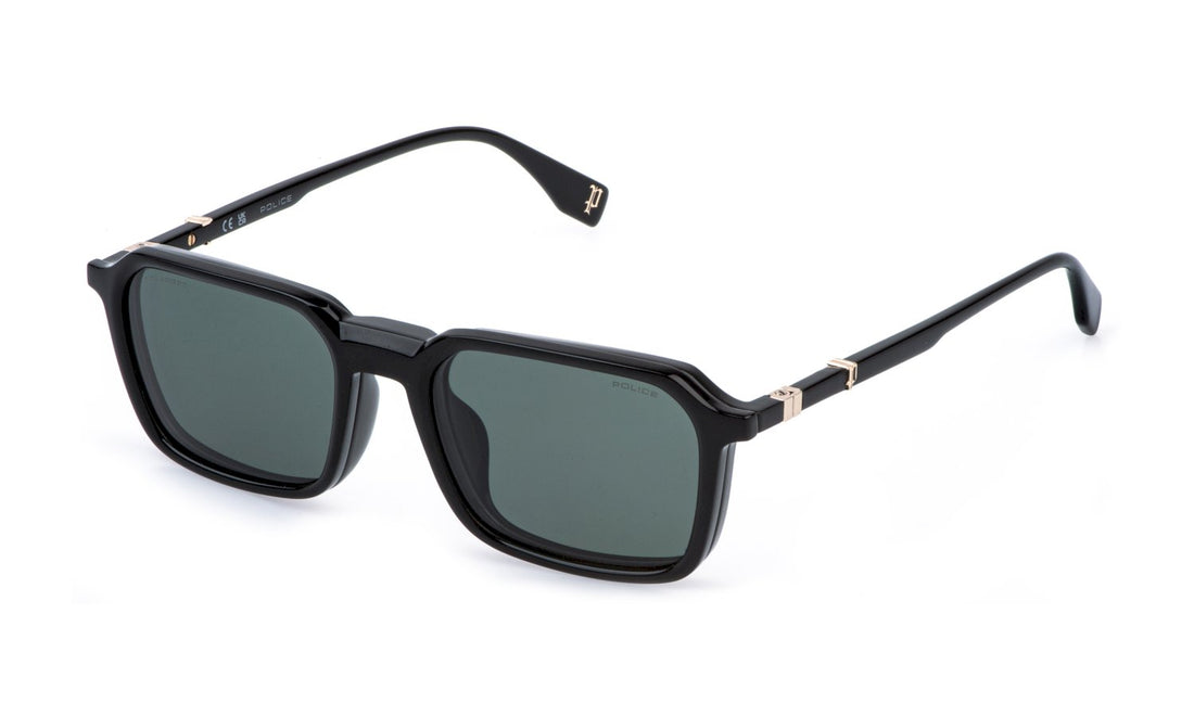 Prescription glasses police uplr60 z42p negro geometric masculino size 52mm - Main view