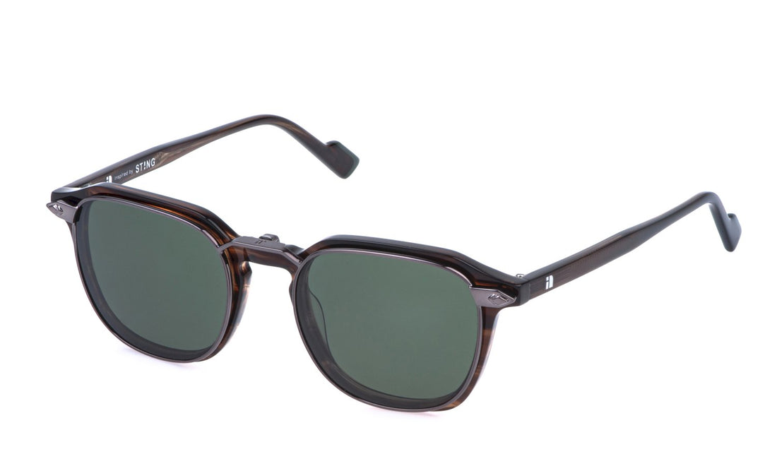 Óculos graduados sting ust589 geqp negro pantos masculino tamanho 50mm - Vista principal