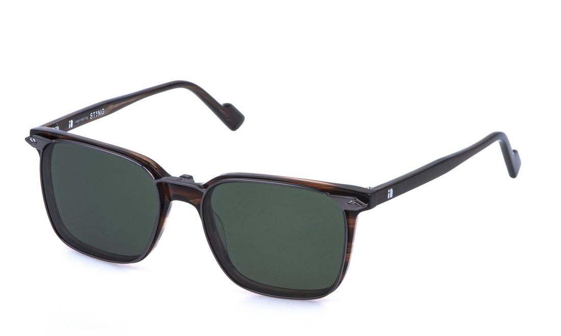 Óculos graduados sting ust590 geqp negro square masculino tamanho 53mm - Vista principal
