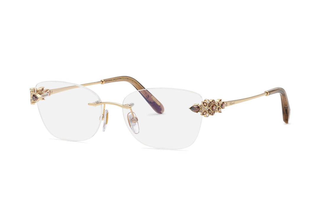 Óculos graduados chopard vchm47s 300ks2 dorado various forms femenino tamanho 55mm - Vista principal
