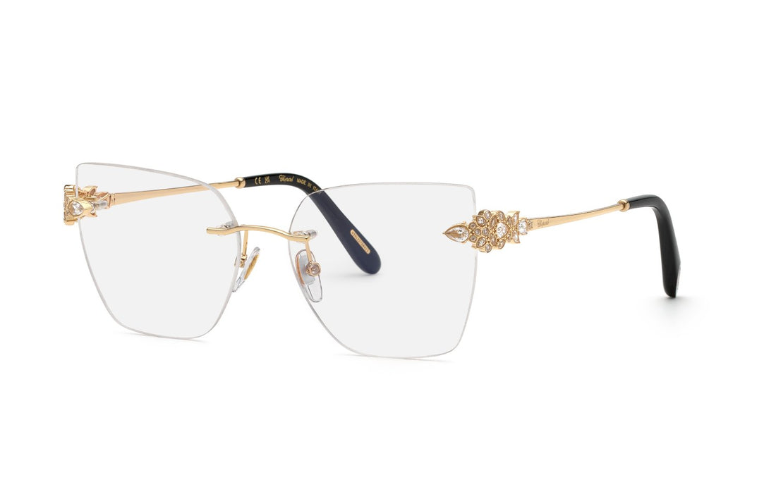 Óculos graduados chopard vchm47s 0300s1 dorado various forms femenino tamanho 55mm - Vista principal