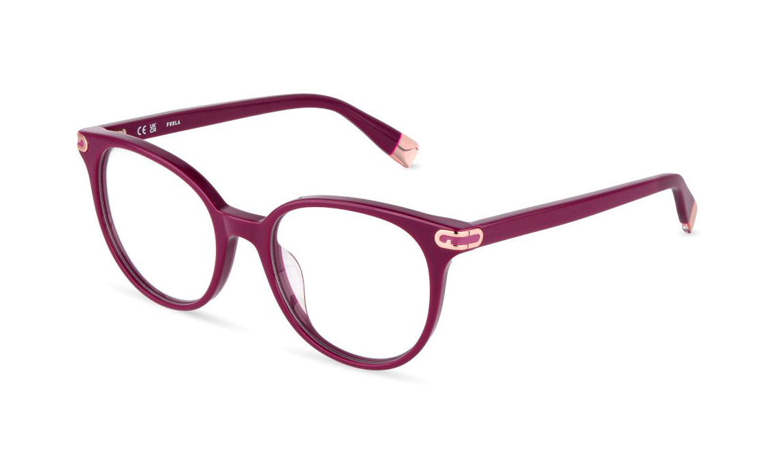 Brillen furla vfua97 06uu rosa pantos femenino größe 51mm - Hauptansicht