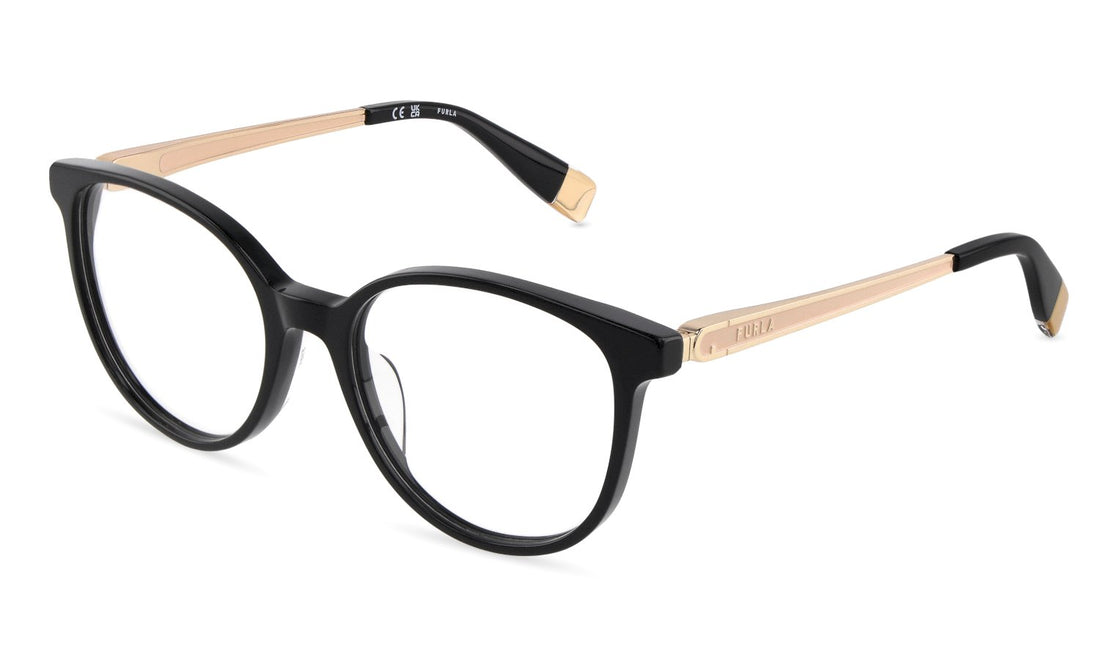 Óculos graduados furla vfub61 700y negro pantos femenino tamanho 51mm - Vista principal