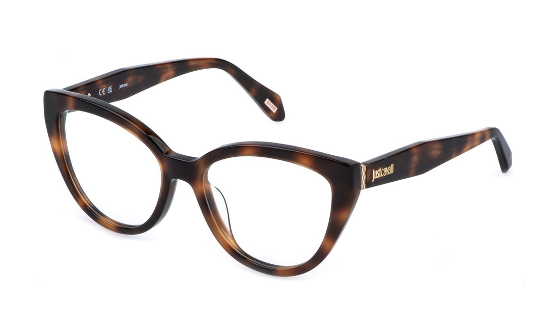 Brillen just cavalli vjc158 09aj havana butterfly femenino größe 54mm - Hauptansicht