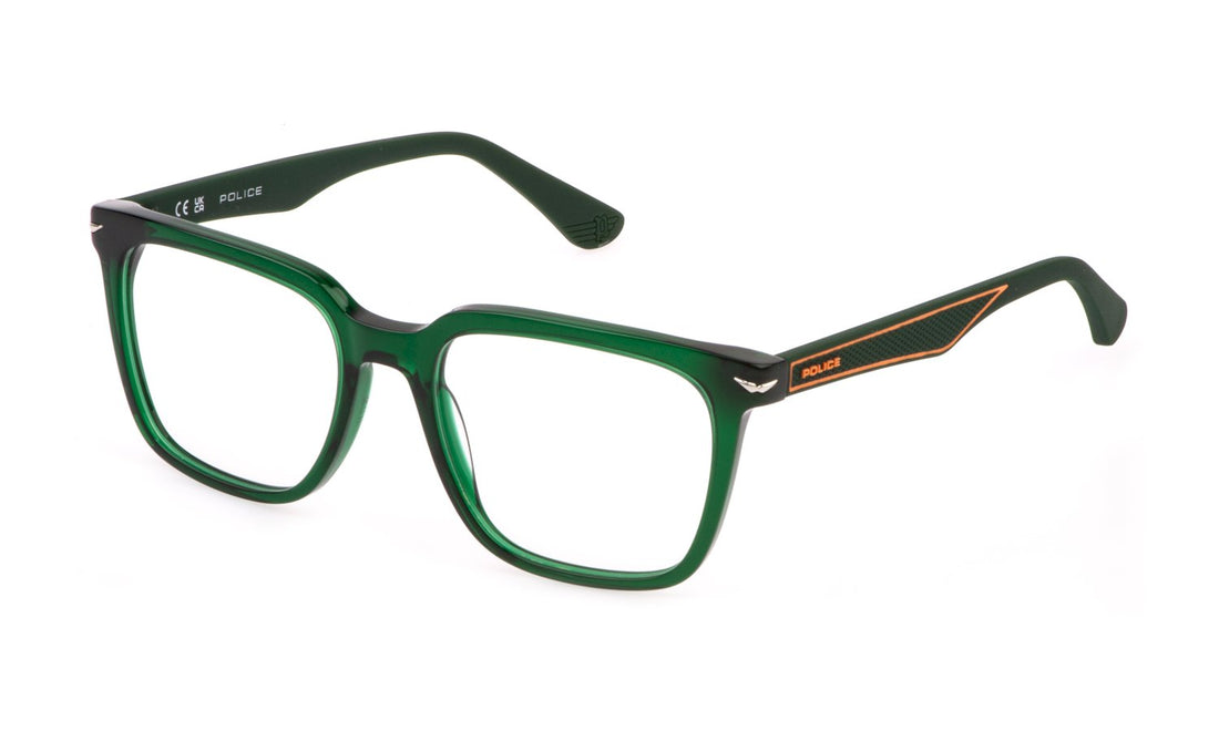 Occhiali da vista police vk148 0m26 verde square infantil taglia 50mm - Vista principale
