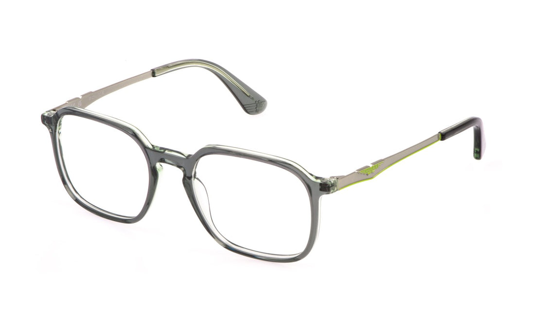 Occhiali da vista police vk150 09rm verde square infantil taglia 49mm - Vista principale