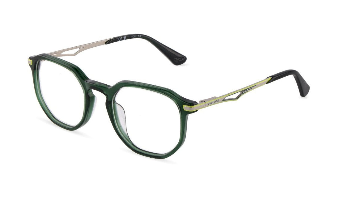 Brillen police vk179 g61y verde geometric infantil größe 48mm - Hauptansicht
